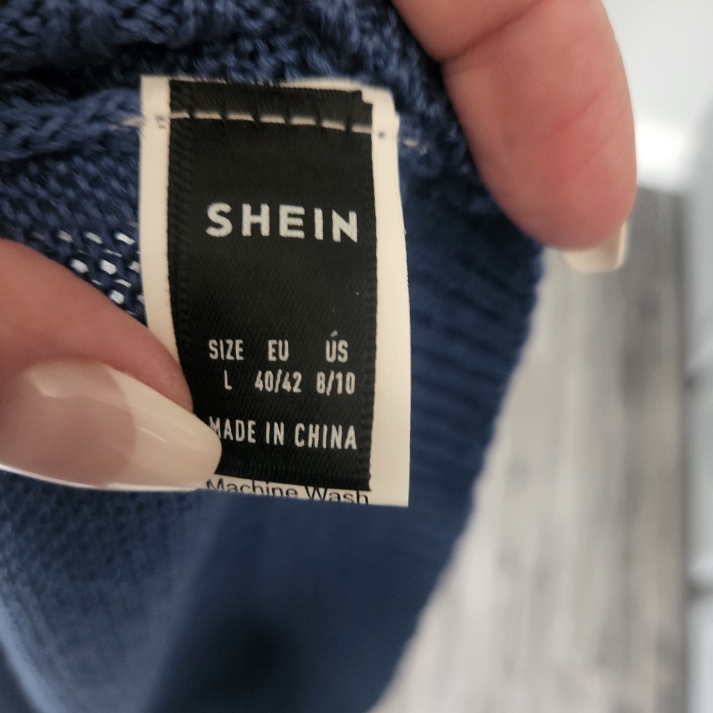 Womens Blue Sweater Vest - Picture 4 of 4